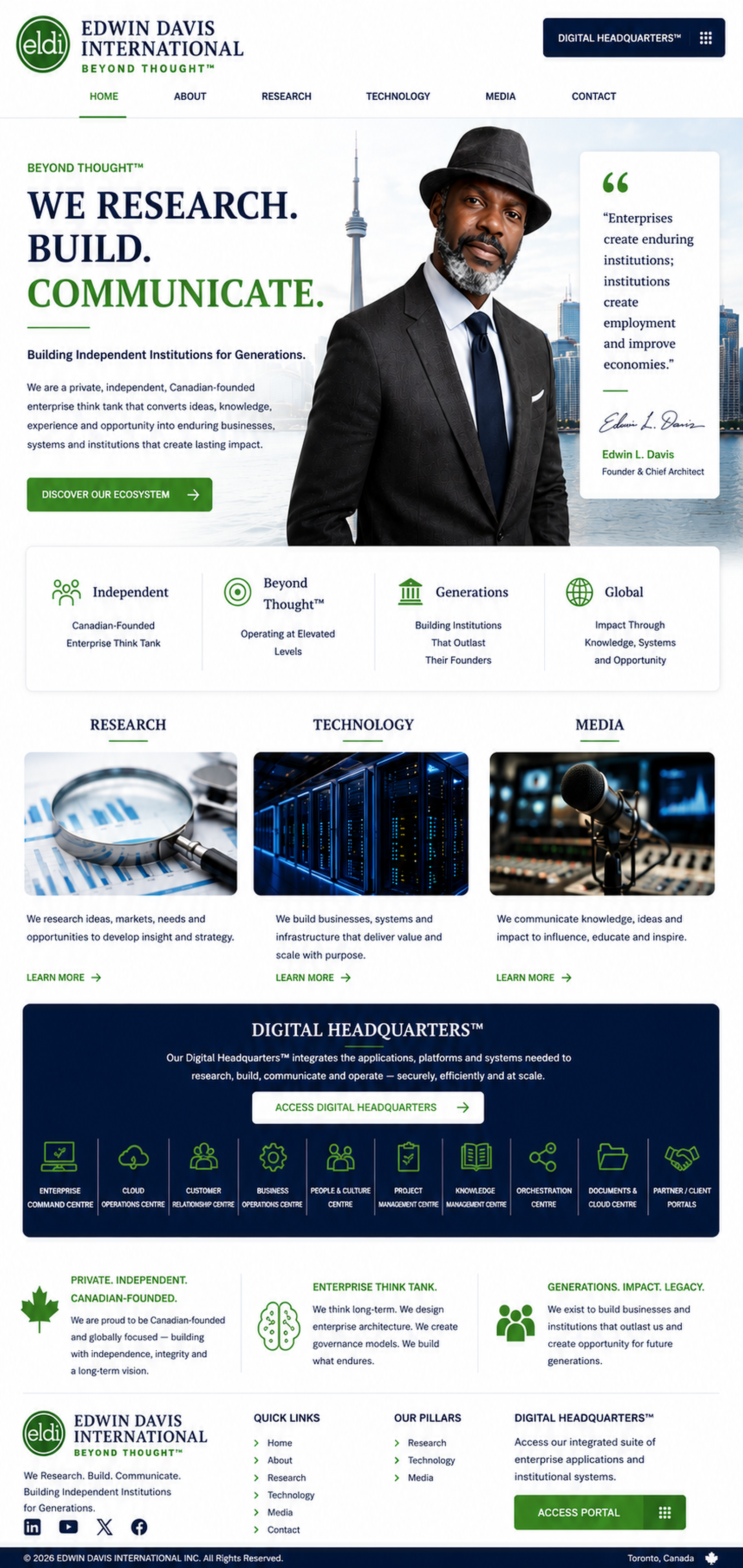 Edwin Davis International Home page